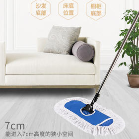 60cm大平板拖把家用商用工业用大号尘推排拖酒店大堂大头拖把油拖棉线拖布长地拖