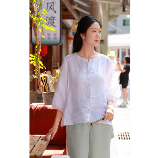 【抖音专属】小衫（24710788-山矾） 商品图1