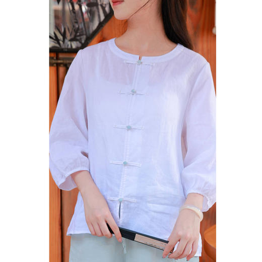 【抖音专属】小衫（24710788-山矾） 商品图4