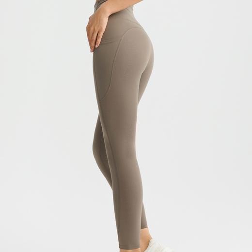 跃牌【周游世界系列】秋冬新品瑜伽服女莱卡高弹强塑形收腹瑜伽裤复合腰头健身裤 PT2337 商品图5