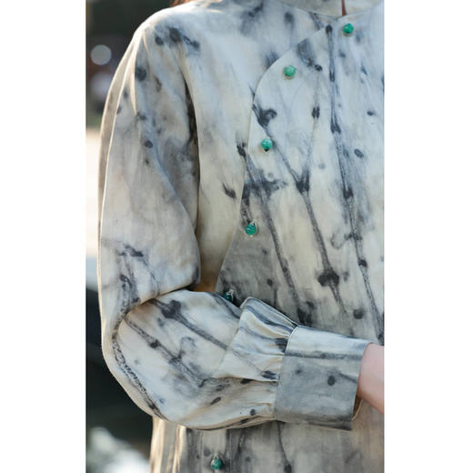 【抖音专属】中式斜襟衬衫（24710847香皮） 商品图4