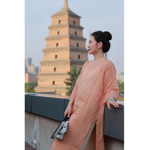 【抖音专属】圆领套头衫（24708795-朱颜酡） 商品图2