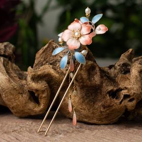 ｢一眼心动｣ 非遗苏绣手工缠花 耳饰/胸针/发簪发夹【耳饰无耳洞可备注需耳夹款】