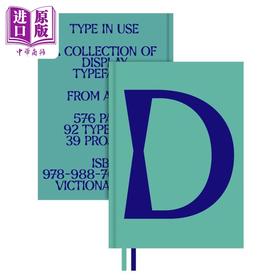 预售 【中商原版】Display in Use: A Collection of Display Typefaces 进口艺术 使用中的显示： 显示字体集