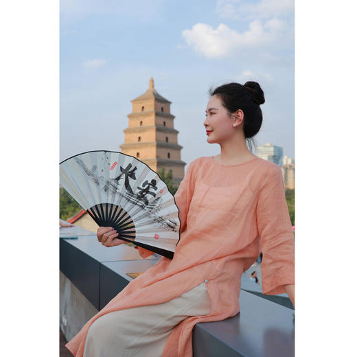 【抖音专属】圆领套头衫（24708795-朱颜酡） 商品图1