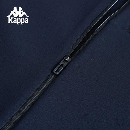 Kappa卡帕背靠背2024新款秋季运动外套男士针织开身帽衫休闲上衣K0E72MK40 商品图3