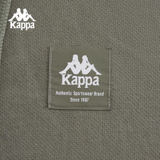 Kappa卡帕背靠背连帽开衫外套男2024新款秋运动宽松针织上衣男款K0E72MK80 商品图3