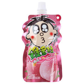 旺旺维多粒果冻爽150g/袋粒粒桃味 吸吸冻果肉水果味