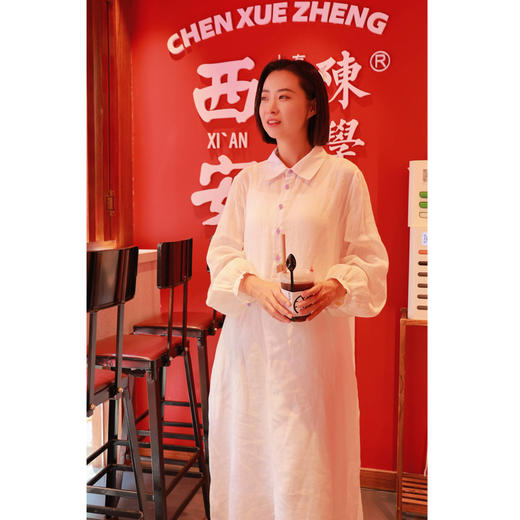 【线上专属】衬衫连衣裙（24707138-山矾） 商品图3