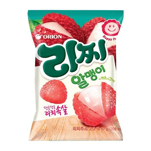 韩国进口好丽友QQ橡皮软糖荔枝味QQ糖67g/袋 商品图0