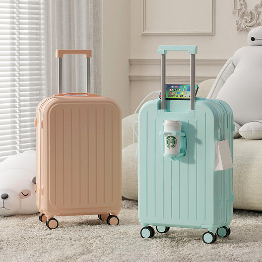 马卡龙配色！高颜值行李箱！蒂芙卡妮 多功能旅行拉链箱行李箱/子母箱 大容量 轻音万向轮 多尺寸可选 高颜值 商品图1