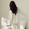 芬腾睡衣女空气夹层针织薄夹棉秋冬季开衫加厚纯棉长袖家居服套装 商品缩略图2