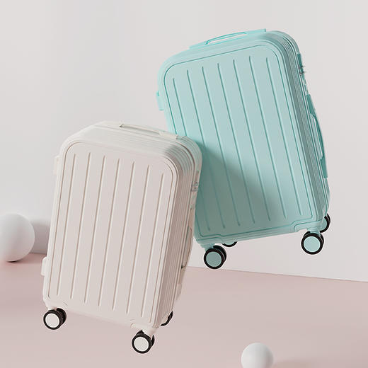马卡龙配色！高颜值行李箱！蒂芙卡妮 多功能旅行拉链箱行李箱/子母箱 大容量 轻音万向轮 多尺寸可选 高颜值 商品图4
