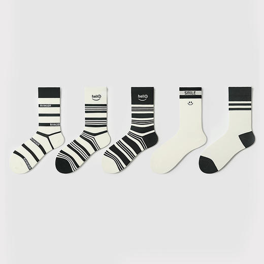 都市丽人中筒袜休闲系列精梳棉袜子女袜子LCTDG7 商品图1