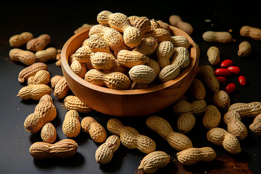 云南高原有机七彩花生 清香独特   甜脆爽口  多汁美味 400g 商品图2