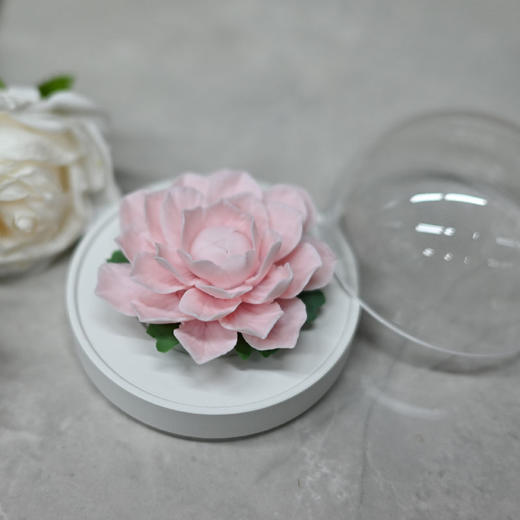 羽诗制造出品 月满花香手提书灯陶瓷茶花扩香器月饼礼盒套装 商品图2