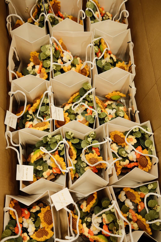 「教师节」感恩栽培 针织花向日葵（小花非食用） 商品图2