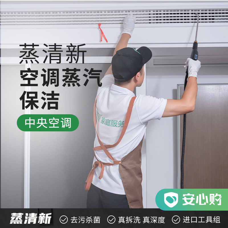 【空调清洗节】蒸清新·空调电器蒸汽保洁 中央空调/风管机