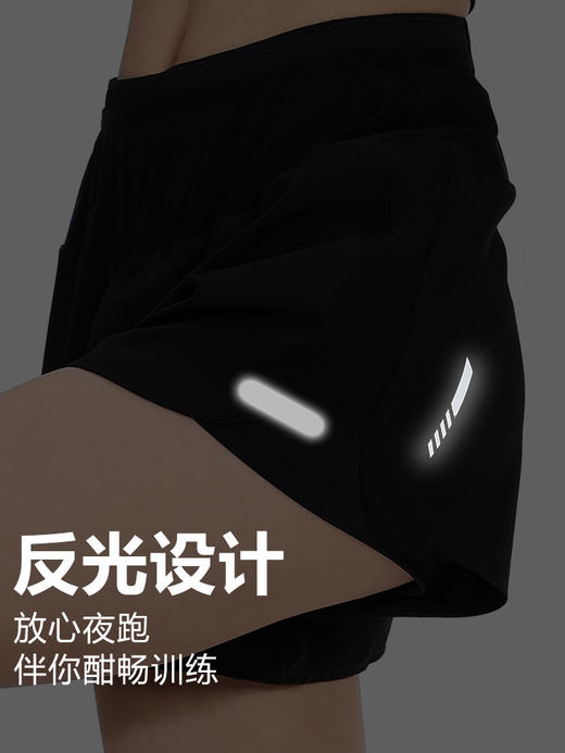 🔥🔥超火爆‼️特价💰69元2件✅(LongLi/腰包袋鼠裤)男女同款马拉松假两件内衬速干运动跑步短裤 商品图6