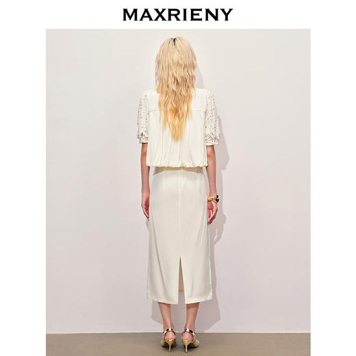 玛克门店发货：MAXRIENY*华丽风波点烫钻半裙(货号:MC85SK078) 商品图3