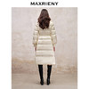 MAXRIENY*复古感绣花领羽绒服长款2023秋冬新款翻领毛绒外套(货号:MS88DC536) 商品缩略图3
