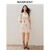 玛克门店发货：MAXRIENY*挂袖收腰甜美立体花连衣裙2024夏季新款(货号:MC85DR352) 商品缩略图1