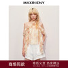 【异域·摩洛哥-商场同款】MAXRIENY晕染蕾丝浪漫甜美波浪边上衣(货号:MC85TP334) 商品缩略图0