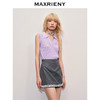 玛克门店发货：MAXRIENY*华丽毛衫条纹珠光POLO领上衣(货号:MC85SW310) 商品缩略图2