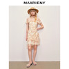 玛克门店发货：MAXRIENY浪漫甜美风晕染蕾丝连衣裙(货号:MC85DR390) 商品缩略图1