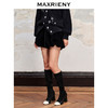 MAXRIENY*复古感丝绒裙裤23冬季新款短裤女(货号:MC88PA509) 商品缩略图1