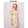 玛克门店发货：MAXRIENY蕾丝钉珠甜美亮片花朵连衣裙2024夏季新品(货号:MC85DR374) 商品缩略图2