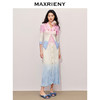 【商场同款】MAXRIENY南法度假风连衣裙2024夏季新品渐变长裙气质(货号:MC85DR315) 商品缩略图1