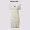 玛克门店发货：MAXRIENY甜美文艺绣珠连衣裙(货号:MC85DR323) 商品缩略图4