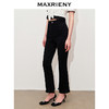 玛克门店发货：MAXRIENY复古优雅荷叶微喇九分裤女(货号:MC85PA050) 商品缩略图2