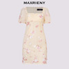 玛克门店发货：MAXRIENY蕾丝钉珠甜美亮片花朵连衣裙2024夏季新品(货号:MC85DR374) 商品缩略图4