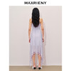 玛克门店发货：MAXRIENY优雅浪漫抽褶收腰吊带连衣裙(货号:MC85DR551) 商品缩略图3