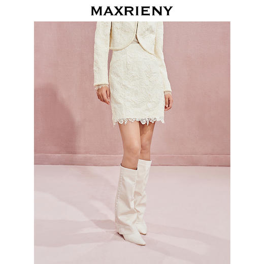 玛克门店发货：MAXRIENY复古宫廷风H型蕾丝半裙货号:MC85SK521) 商品图2