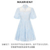 百盛玛克门店发货MAXRIENY国风新中式娃娃裙复古盘扣泡泡袖连衣裙(货号:MC88DR374) 商品缩略图4