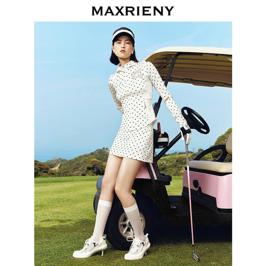 玛克门店发货：MAXRIENYKitty波点凉感连帽防晒外套(货号:MC85JA272) 商品图1