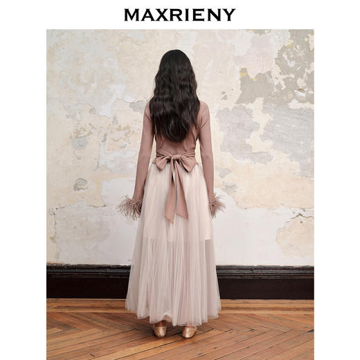 玛克门店发货：MAXRIENY朦胧感欧根纱网纱半裙(货号:MC88SK610) 商品图2
