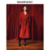 【商场同款】MAXRIENY新年红羊毛大衣复古优雅绑带毛呢外套23冬款(货号:MC88CT786) 商品缩略图2