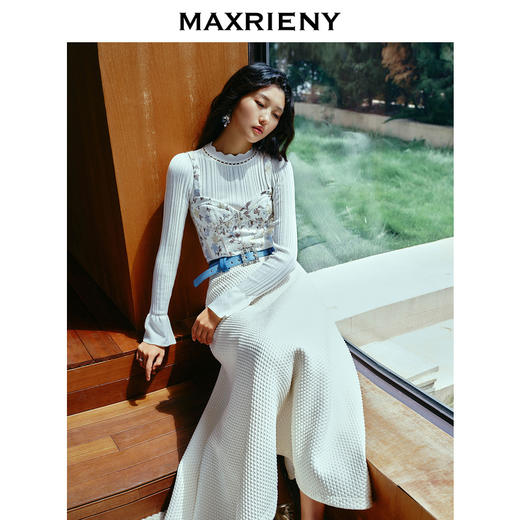 MAXRIENY*复古感华丽水晶流苏吊带外搭上衣女(货号:MC88TP782) 商品图2