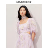 玛克门店发货：MAXRIENY*浪漫印花甜美宫廷网纱连衣裙(货号:MC85DR415) 商品缩略图2
