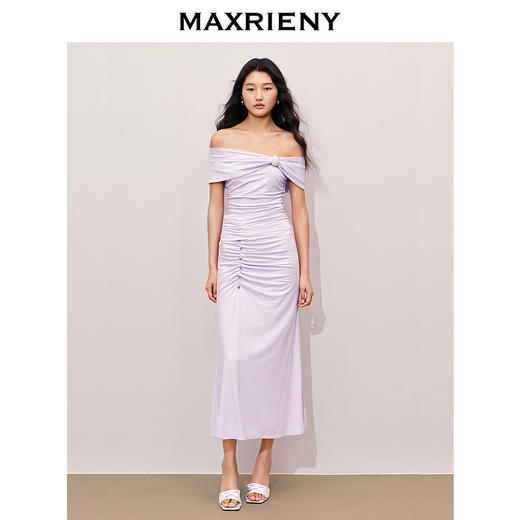 预售玛克门店发货：MAXRIENY*日常系带设计半裙修身显瘦(货号:MC85SK322) 商品图1