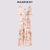 玛克门店发货：MAXRIENY大方领浪漫复古抽褶连衣裙(货号:MC85DR368) 商品缩略图4