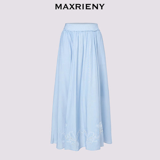 玛克门店发货：MAXRIENY*度假感镂空绣花半身裙长裙(货号:MC85SK262) 商品图4