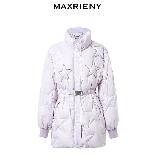 MAXRIENY*复古感羽绒服中长款保暖外套(货号:MS88DC517) 商品图4