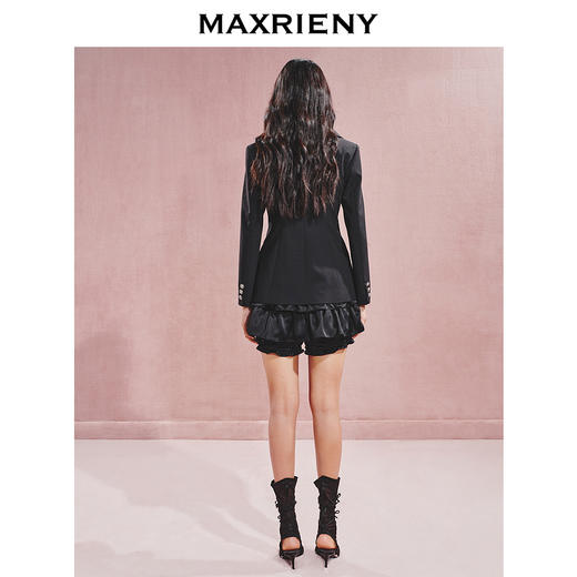 【贵雅日常-商场同款】MAXRIENY*都市感流苏钉珠收腰西装外套(货号:MC85JA574) 商品图3