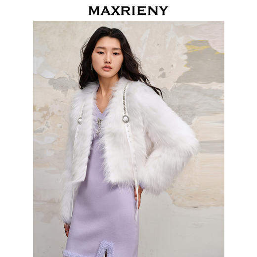玛克门店发货：MAXRIENY貉子毛皮草(货号:MC88FU504) 商品图2