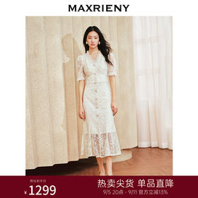 玛克门店发货:欧式复古宫廷连衣裙鎏金鱼尾裙领证裙子(货号:MS85DR041)